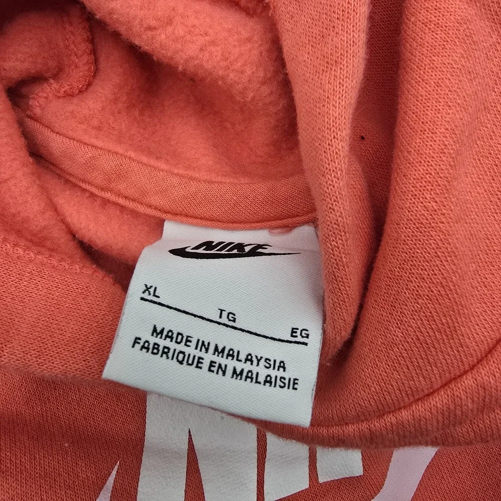 Nike Girls Fleece Coral Hoodie XL Sweater Pullover DC7206-814